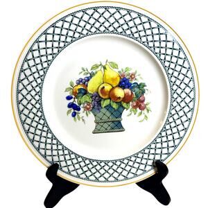 Villeroy & Boch 'Basket' Germany Vitro Porzellan 12.75" Round Chop Plate Platter